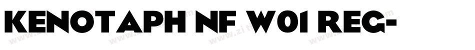 Kenotaph NF W01 Reg字体转换
